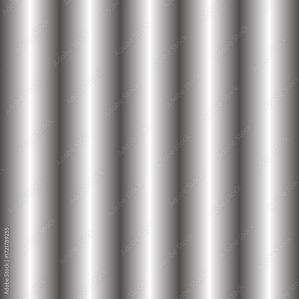 Fototapeta premium Metallic Silver Vertical Striped Abstract Background Design
