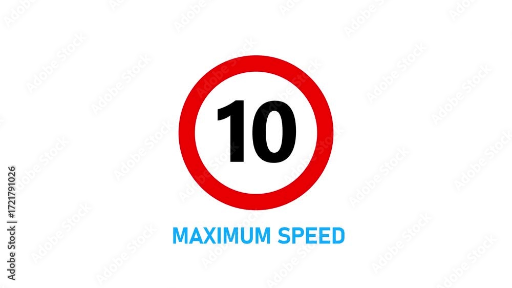 10 Rode Sign Video Stock 10 Max Speed Limit Sign ,Shin Tomei expressway speed limit ...