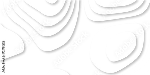 Abstract Luxury diamond creative topography map background vector natural shadow papercut web topography map spiral line. white light dynamic smooth cover origami papercut texture background.	
