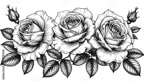 Elegant black and white rose bouquet