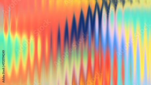 Wallpaper Mural Vibrant Abstract Vertical Wave Pattern With Rainbow Colors And Blurry Effect background gradient Torontodigital.ca
