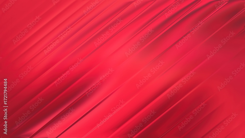 Fototapeta premium Vibrant Red Abstract Diagonal Lines with Subtle Gradient Background image photo