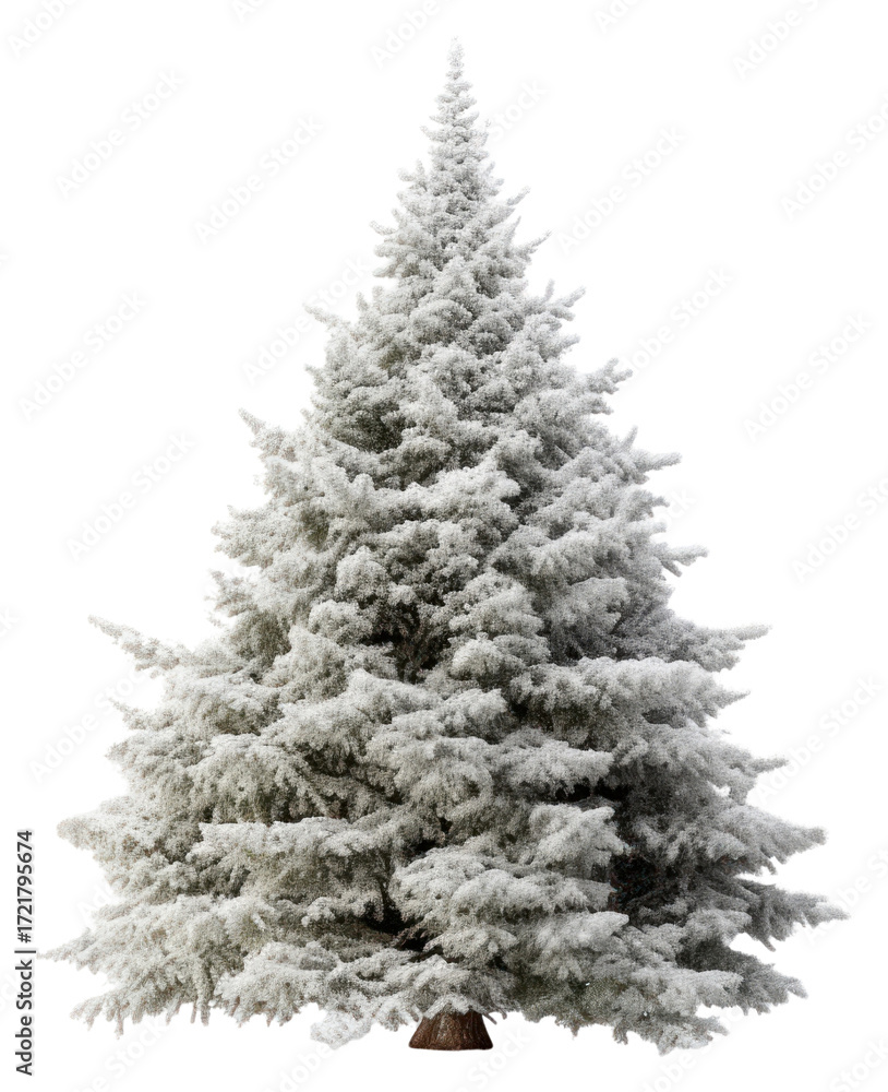 Fototapeta premium PNG Christmas tree christmas plant white.