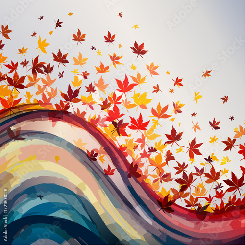 abstract expressionist color field in cadmium yellow, sienna & ultramarine for emotive decor