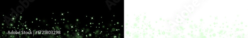 Wallpaper Mural Green sparkling overlay with soft bokeh effect on black and white backgrounds, creating a magical atmosphere for design projects and creative compositions with copy space Torontodigital.ca