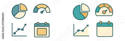 Charts and graphs illustrating data analysis and performance metrics for efficient decision making