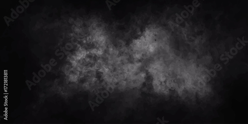 central cloud of white smoke or fog like substance effect   Moody Gray Fog Texture dark Background.