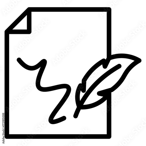 Script icon vector illustration