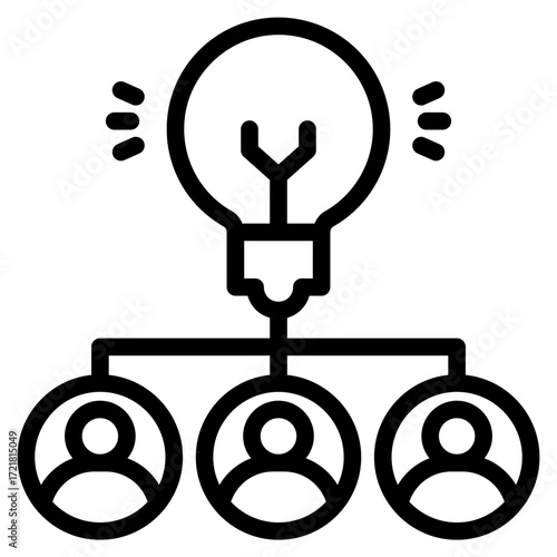 Creative director icon vector illustration