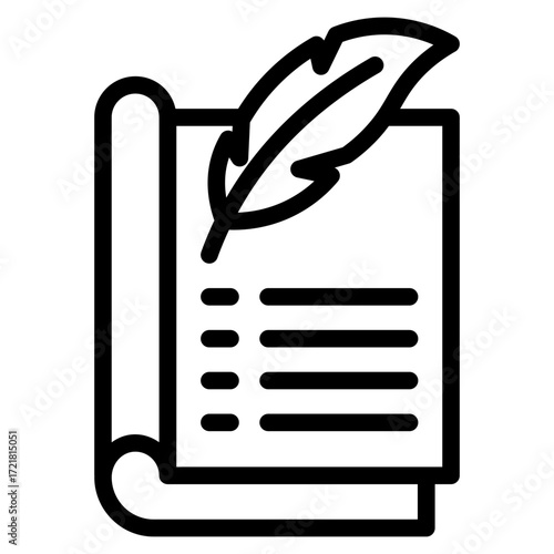 script book icon vector illustration