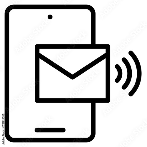 Direct message icon vector illustration