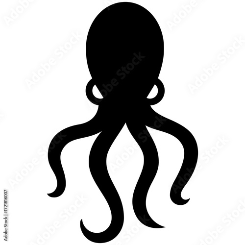 Vector image of an Octopus