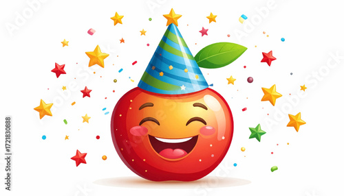 Happy Anniversary! Celebrate with this cheerful cherry illustration