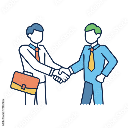 Successful business handshake symbolizing partnership growth trust and collaboration for future success