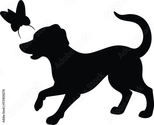 dog-chasing-butterfly-silhouette-icon-playful-blac.eps