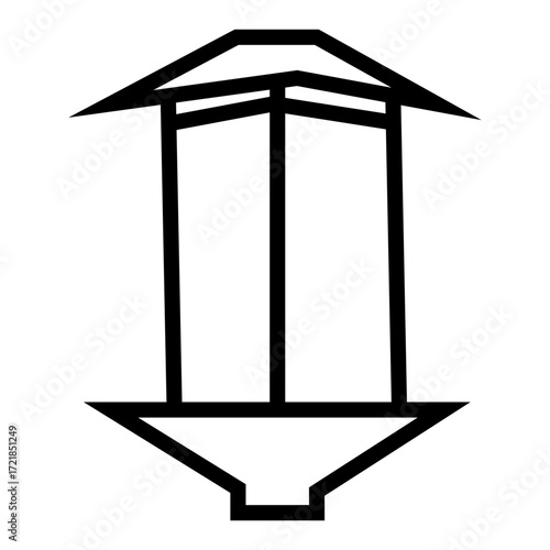 vector illustration of a modern building