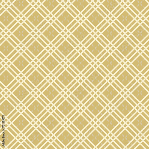 Seamless repeating pattern with diamonds or rhombus or diagonal cellmade of hand drawn for surface design and other design projects