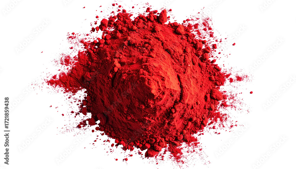 Fototapeta premium Vibrant red powder explosion (1)