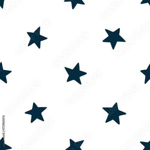 simple pattern with stars