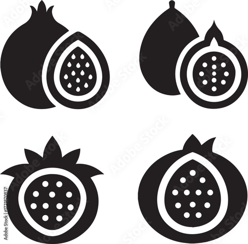pomegranates and figs icon 
