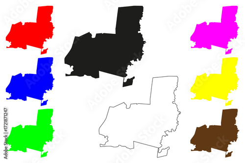 Sungai Petani city (Malaysia) map vector illustration, scribble sketch Sg. Petani or SP map