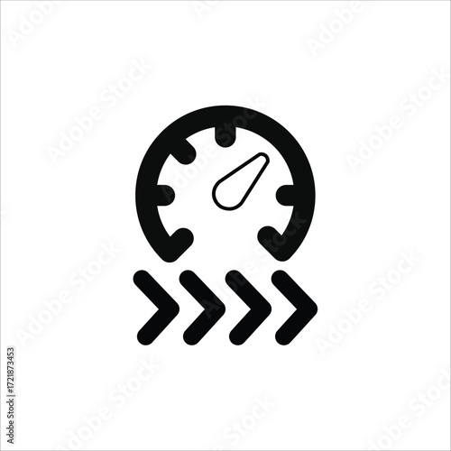 rapid icons. simple line vector