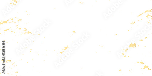 Falling shiny golden confetti isolated on transparent background. Bright festive tinsel of gold color. Golden confetti falling down isolated on transparent background.