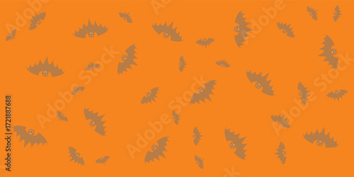 Scattered Dried Autumn Leaves Brown and Beige Hues Flat Lay.