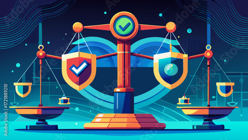 cybersecurity-balance-scale--trust-vs-risk