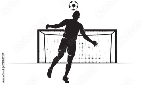 Goalkeeper Deflecting Soccer Ball