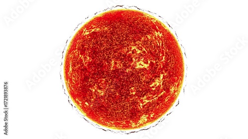 sun star with ultraviolet energies