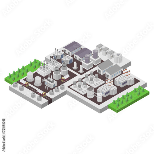 Isometric fuel storage