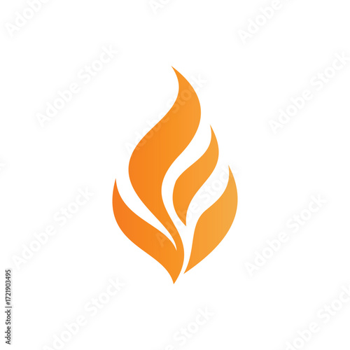 Fire Logo Design – Flame, Energy, Power, Abstract Modern Vector Symbol