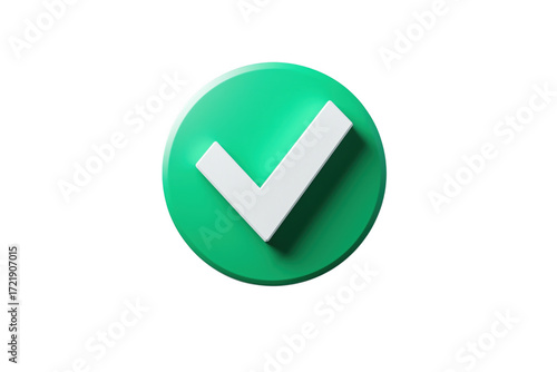 Free Download Green circle with white checkmark symbol representing approval verification or confirmation. - GFXLoad