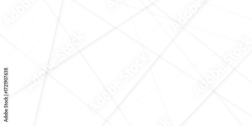 Abstract white and gray line background design. squares in bright light with soft shadows as pattern. paper texture design Modern and geometric design.