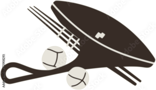 Classic Gaelic Sport Gear Emblem Vector Illustration