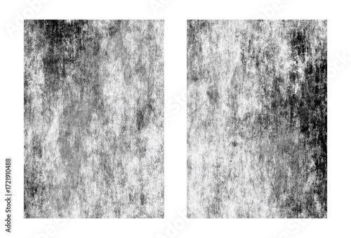 Set of grunge gray stone textures. Concrete wall. Abstract vector illustration in aged stone style for design of cards, flyers, posters and covers. Template with old paper texture for design.