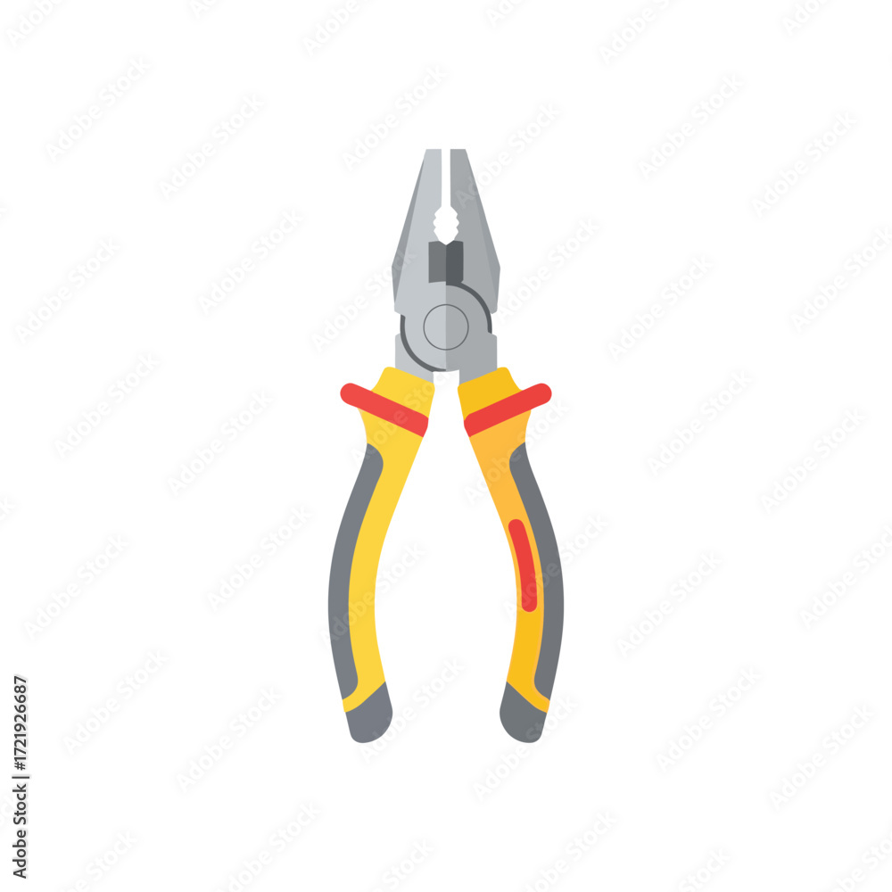 Fototapeta premium pliers isolated on white