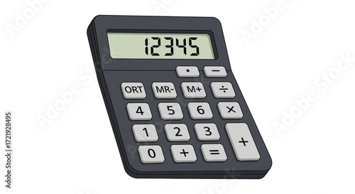 Calculator Illustration An Essential Tool for Calculations and Financial Management