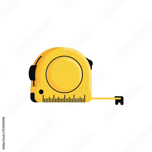 tape measure isolated on white background