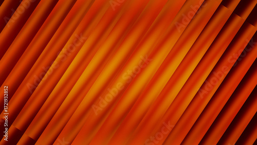Abstract Glass Gradient with Vibrant Orange and Violet Tones on Red Backdrop. Smooth Glossy Texture, Translucent Ripples, and Glowing Refraction Perfect for Modern Designs