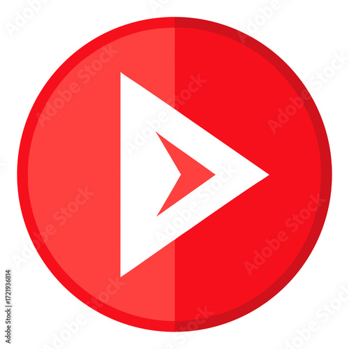 Free Download red play sign - GFXLoad