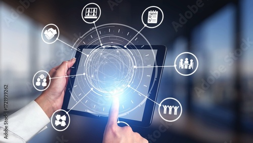 Photography The concept of teamwork fosters collaboration for business success