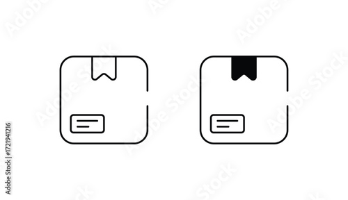 Product icon design with white background stock illustration