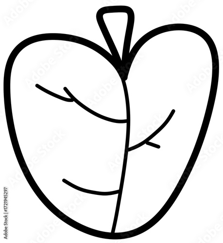 Heart-Shape Leaf