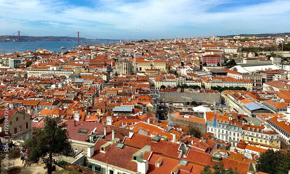 Fototapeta premium Panorama of lisbon
