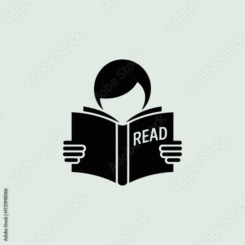 Knowledge is Power Icon – Reading, Learning, Education, Wisdom, Inspiration Symbol