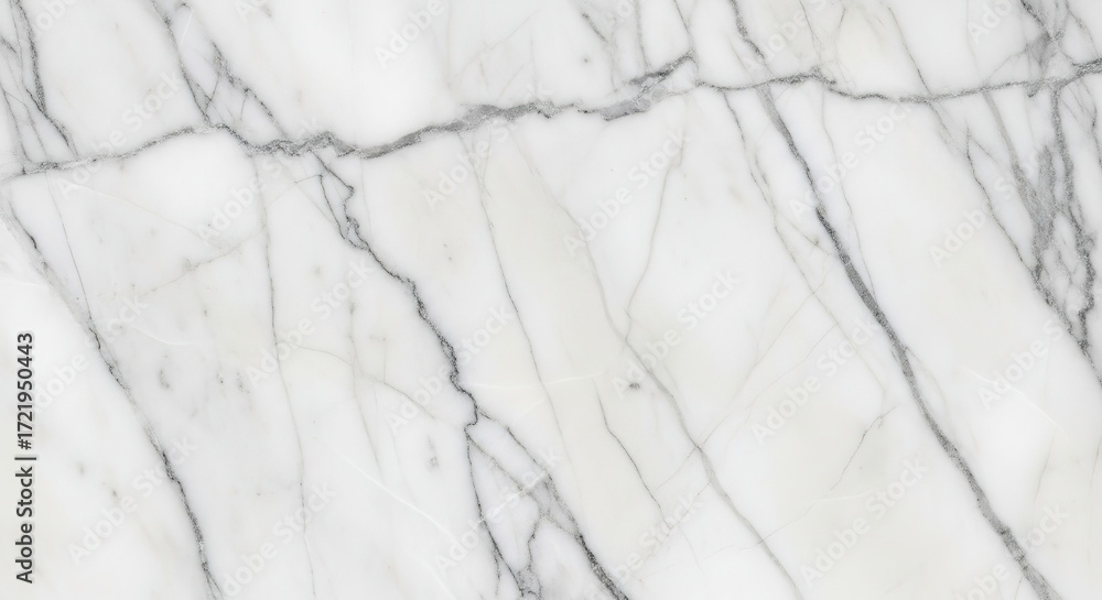 Obraz premium Detailed White Marble Texture with Grey Veins and Natural Patter