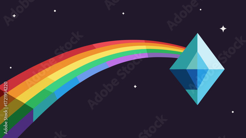 Vibrant abstract rainbow background with colorful wave lines and creative art design