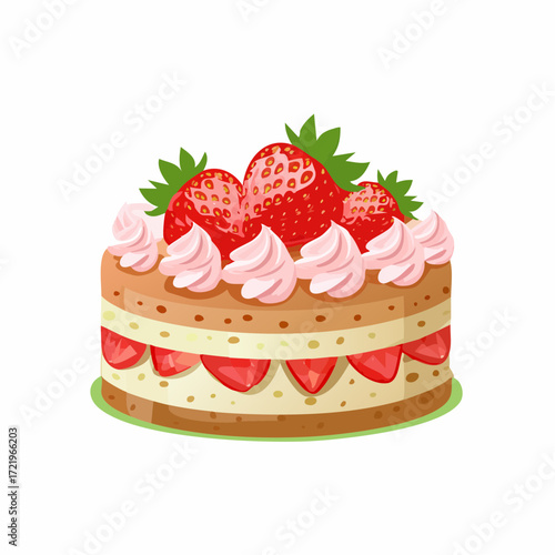 Erdbeertorte